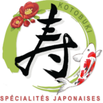 Dessin d'une carpe koï au-dessus d'un cercle vert.