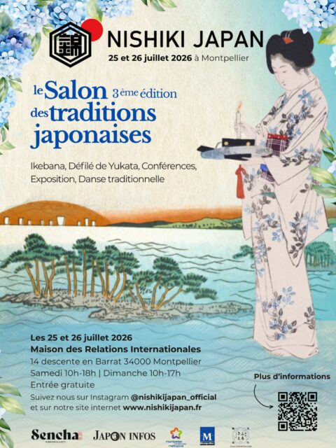 🎐☀️ NISHIKI JAPAN 2026 - Affiche officielle ☀️🎐

Une nouvelle édition, une nouvelle aventure !
Nous sommes ravies de vous présenter l’affiche officielle de la 3eme édition de Nishiki Japan par @furusato_montpellier ☺️

Toujours fidèle à l’aspect traditionnel et authentique de la culture japonaise que nous aimons tant, cette nouvelle affiche reflète l’ambiance chaleureuse et colorée de l’été au Japon et de ses matsuri inoubliables ☀️ 

🗓️ Retrouvez nous les 25 et 26 juillet 2026 
📍 Maison des Relations Internationales 

🎋 Attention, nous déplaçons le salon à la Maison des Relations Internationales et son beau jardin extérieur. 
Le lieu est accessible via les lignes de tramway 1, 2 et 4 par l’arrêt Comédie ou Corum. 

⛩️ Cette année, Nishiki Japan revient dans un format plus intime, pensé pour offrir une ambiance de matsuri d’été japonais. Une édition plus petite oui mais toujours aussi authentique et conviviale 🤩

🇯🇵 Invités, animations et surprises…
Nous vous dévoilerons tout progressivement !

❤️ Merci à nos partenaires @villedemontpellier et @japoninfos 
 
🖌️ Merci a @lilipinceaux pour son travail sur cette belle affiche ! 

A tres bientôt ! また近いうちに会いましょう！😉

#nishikijapan #salondestraditionsjaponaises #montpellier #montpellierevent #japon